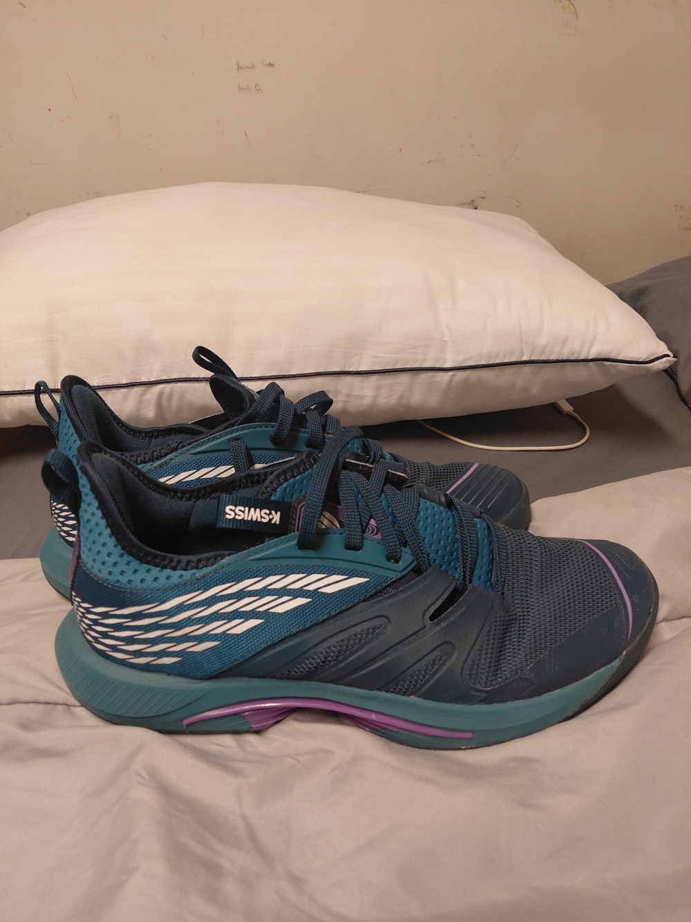 K-Swiss Teal & Purple Women's Lightweight Training Shoe